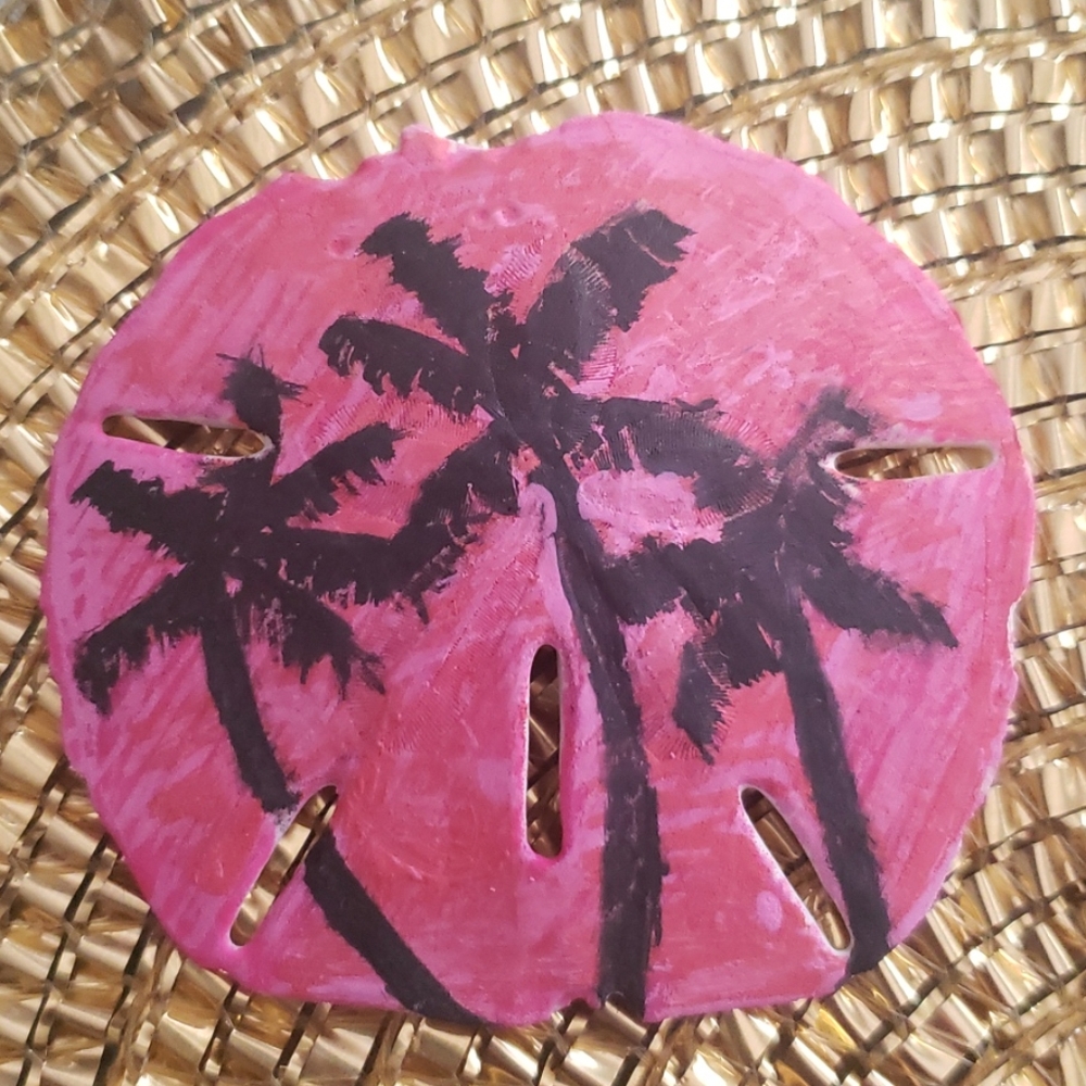 Hand painted sand dollar